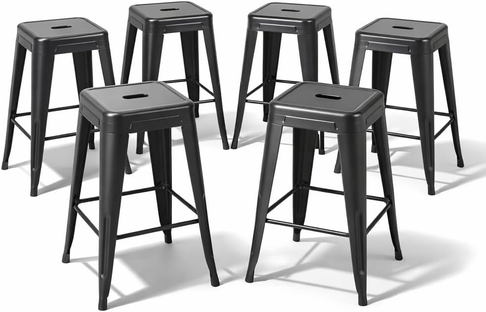 Home Bar Seating - Set Kursi Bar Tinggi Midnight Black