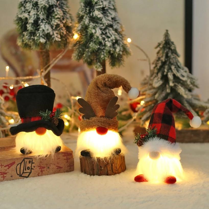 Home Bargains - Liontin Boneka LED Natal Hiasan Pohon