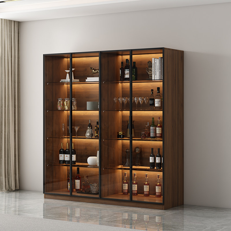 Home Bar Shelves - Lemari Bar Modern Desainer, Rak Ruang
