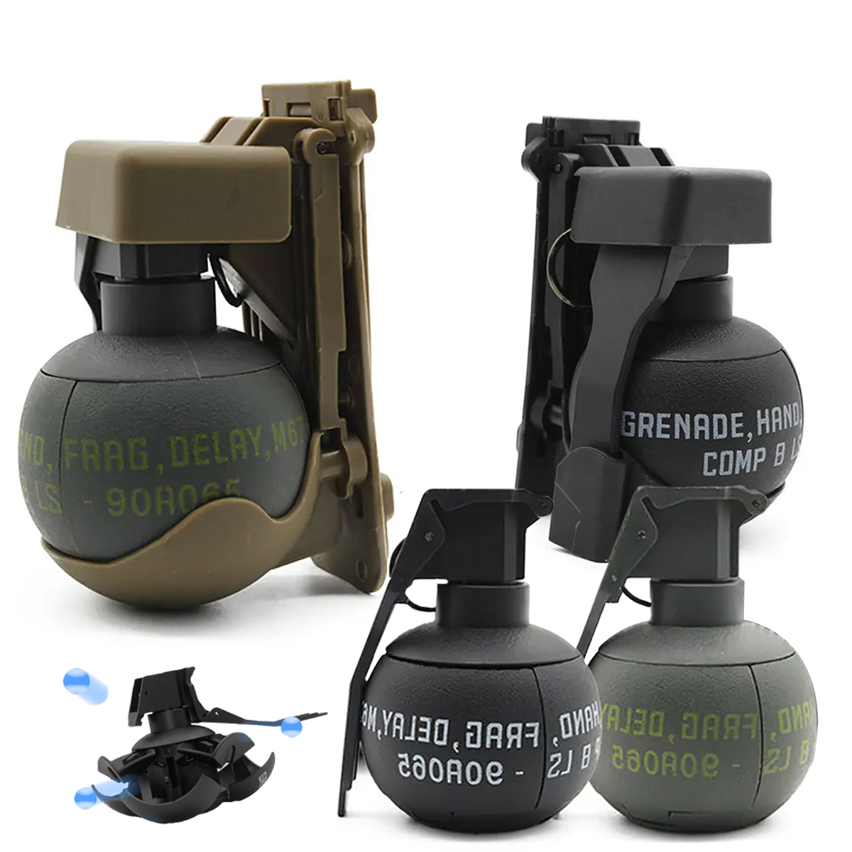 Smoking Gun Kit - Set Model Granat Taktis AA, Model