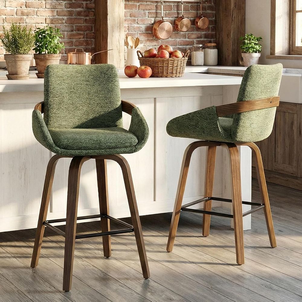 Home Bar Seating - Set 2 Kursi Bar Putar 26