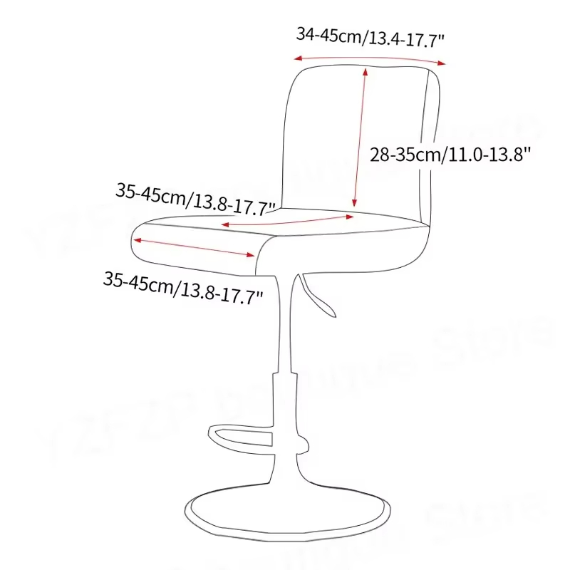 Sarung Kursi Bar Jacquard, Sar - Home Bar Seating ulasan dan harga