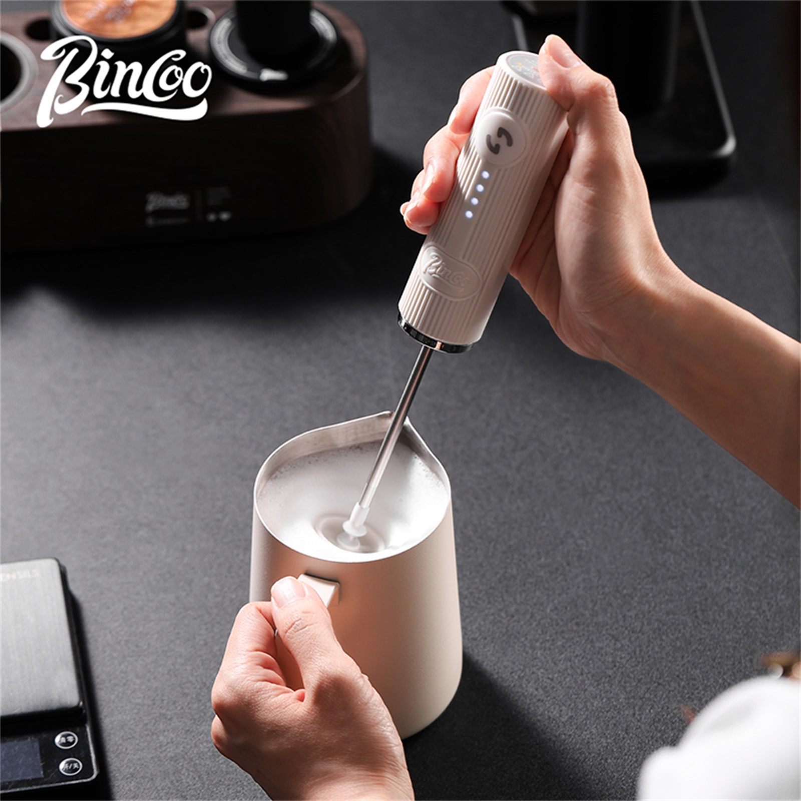 Bincoo Pengaduk Susu Elektrik  - Home Barista ulasan dan harga