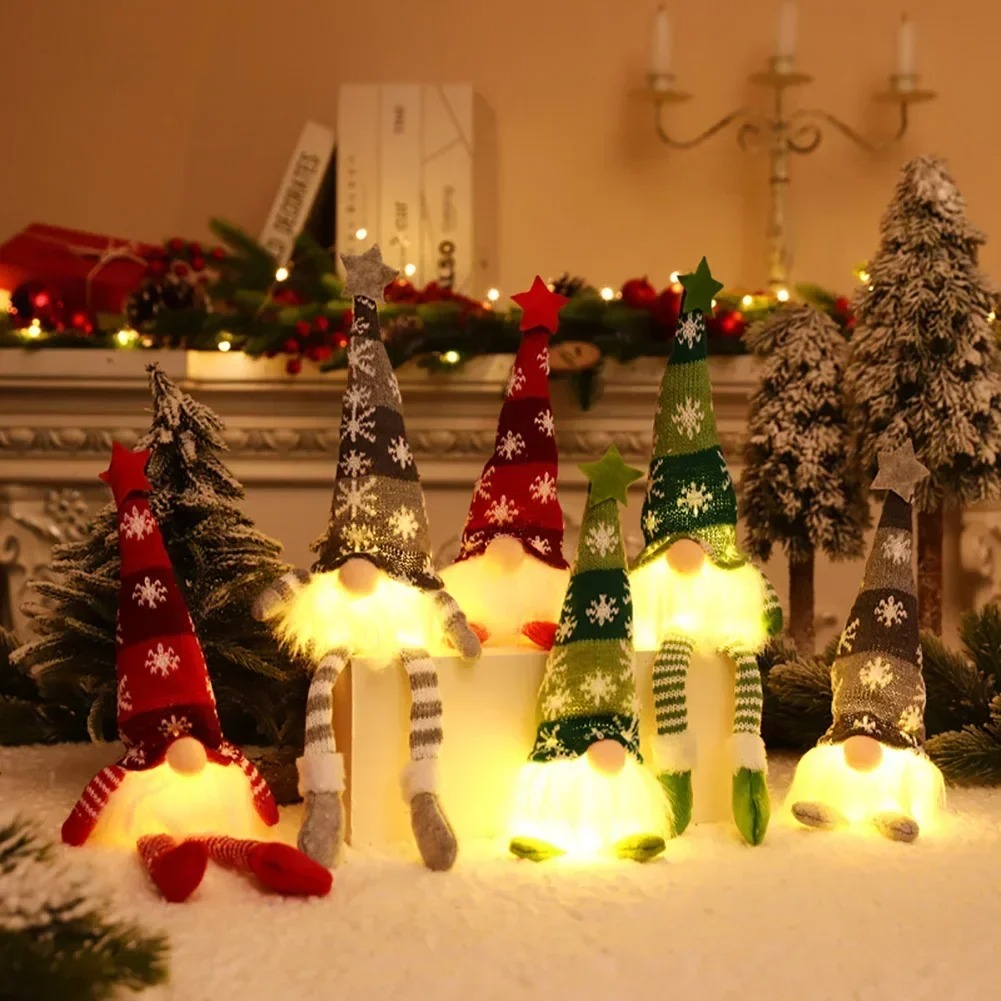 Lampu Malam Boneka Gnome Natal - Home Bargains ulasan dan harga