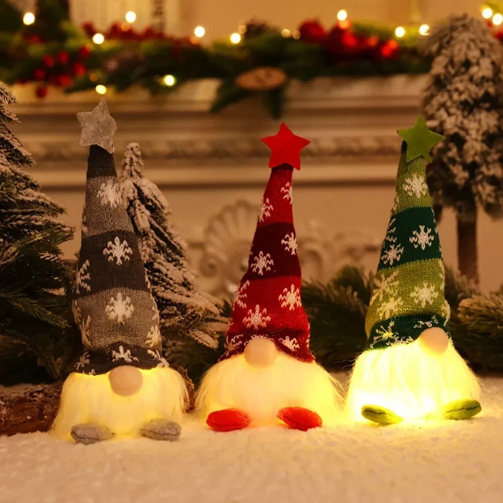Lampu Malam Boneka Gnome Natal - Home Bargains ulasan dan harga