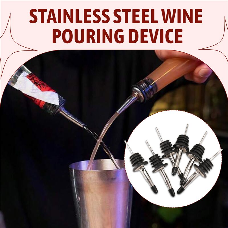 6 Buah Corong Tuang Baja Tahan - Speed Pourer Cap ulasan dan harga