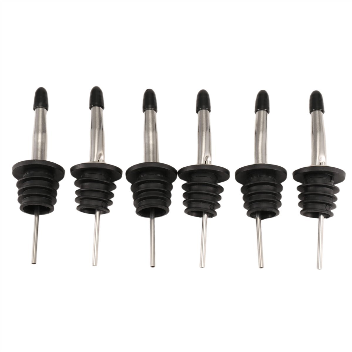 6Pcs Corong Tuang Stainless St - Speed Pourer Cap ulasan dan harga