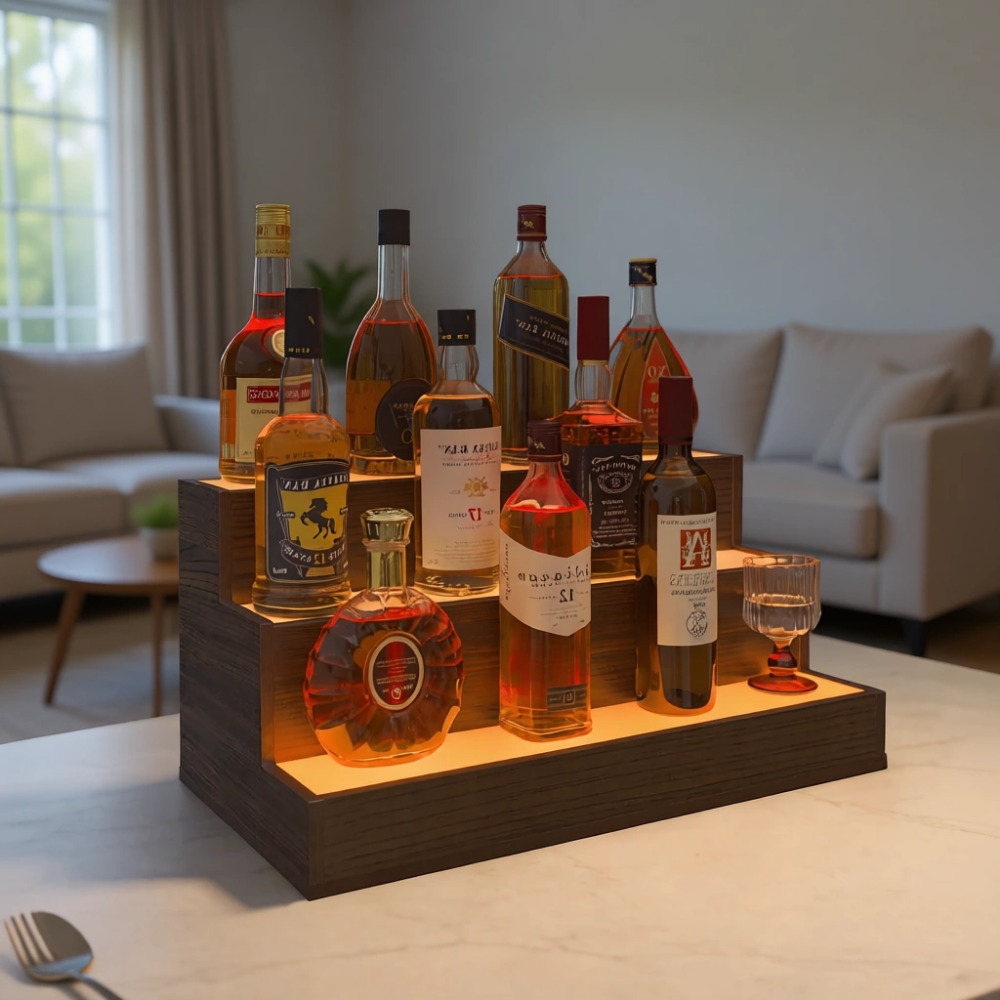 Rak Pajangan Botol LED untuk B - Home Bar Shelves ulasan dan harga