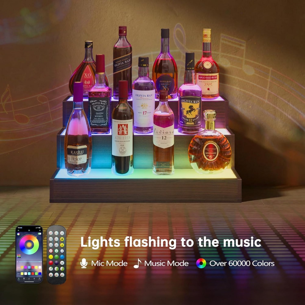 Rak Pajangan Botol LED untuk B - Home Bar Shelves ulasan dan harga