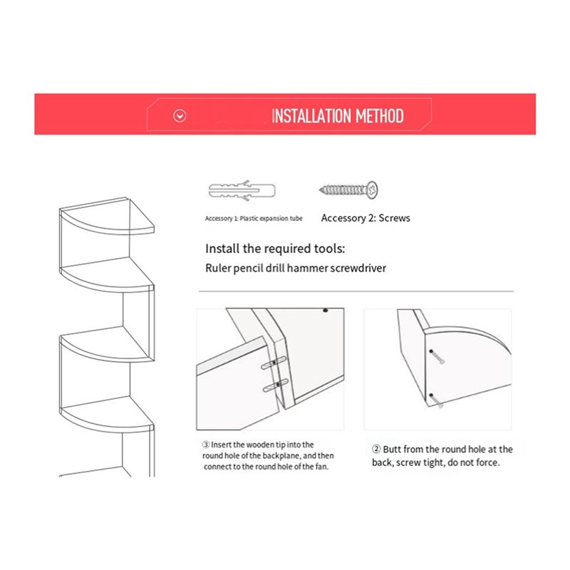 Rak Sudut ABUL-Corner, Rak Sud - Home Bar Shelves ulasan dan harga