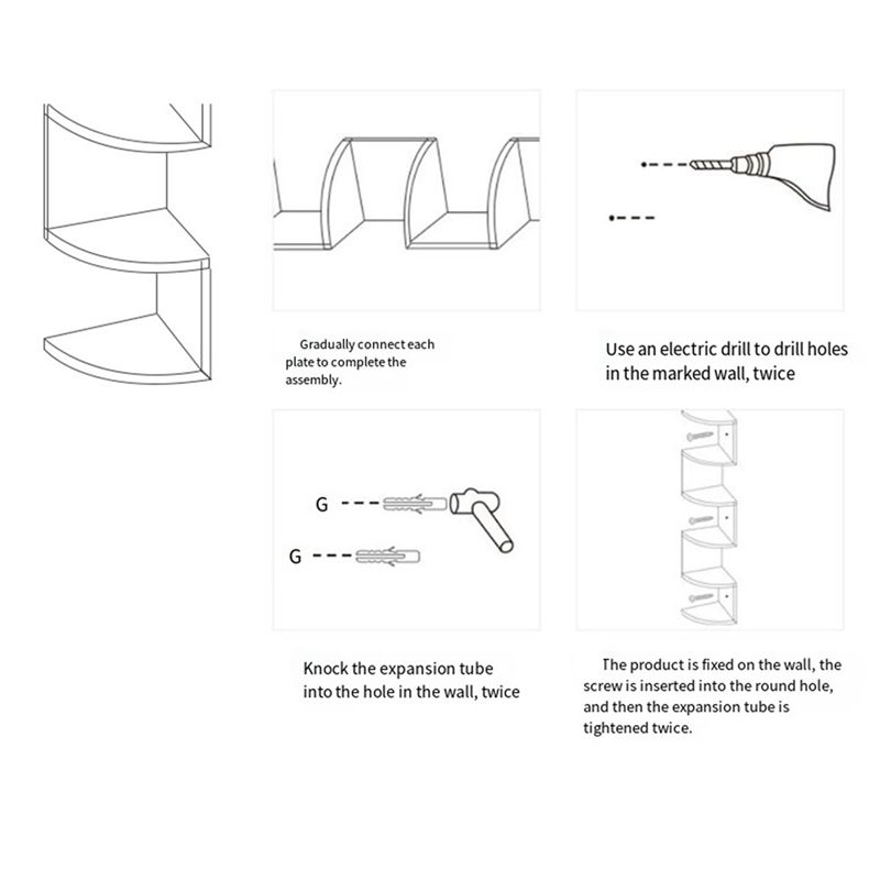 Rak Sudut ABUL-Corner, Rak Sud - Home Bar Shelves ulasan dan harga