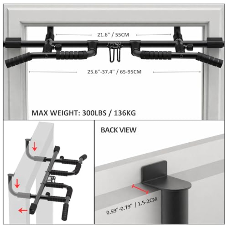 Set Bar Pull Up untuk Pintu de - Home Bar And Gym ulasan dan harga