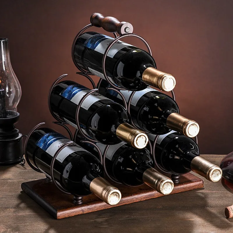 Rak botol anggur merah kreatif - Home Bar Setup ulasan dan harga