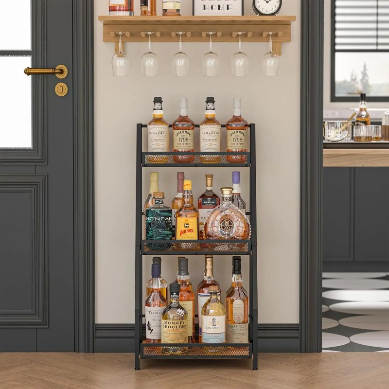 Rak Anggur 3 Tingkat Model Tan - Home Bar Shelves ulasan dan harga